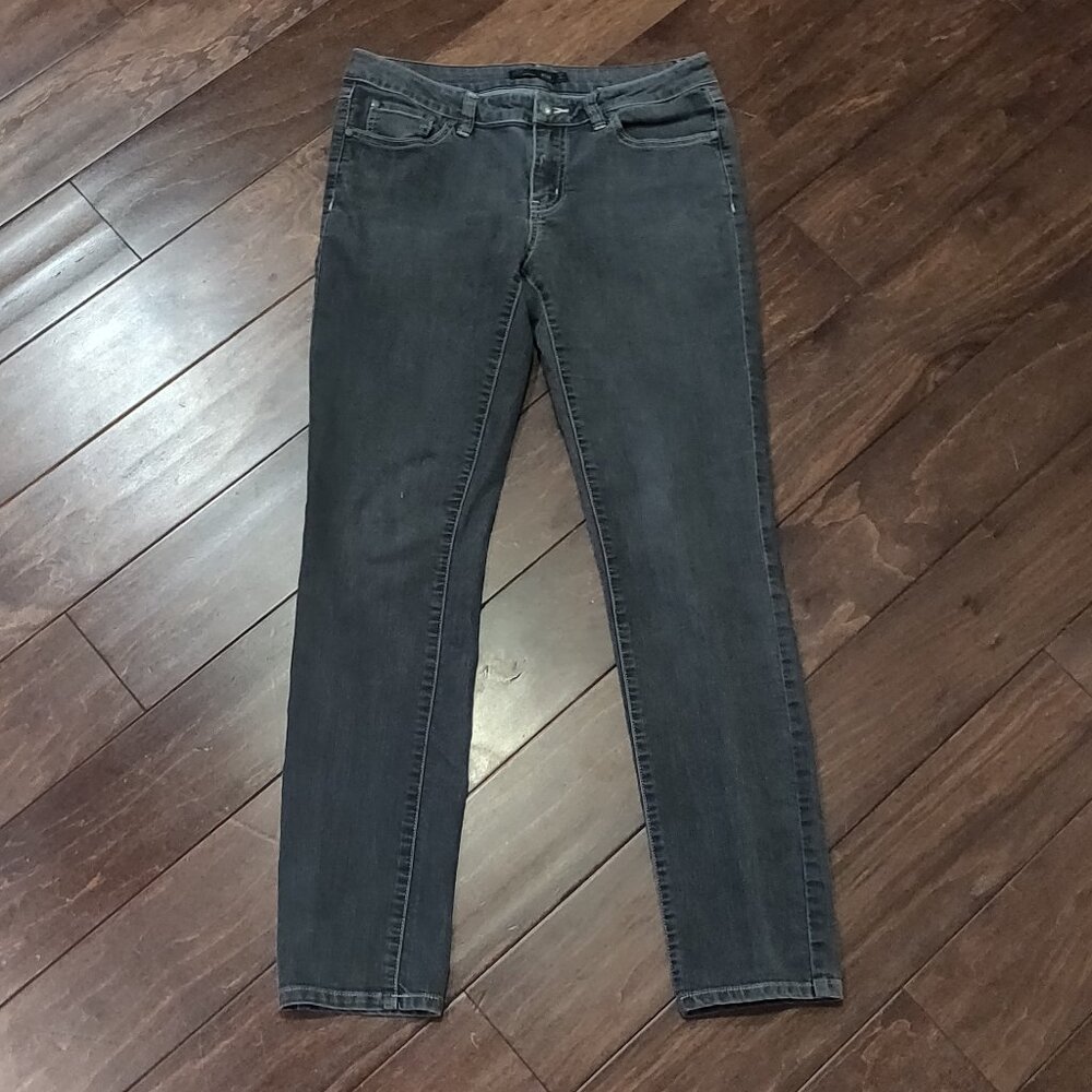Prana Women's Mid Rise Jeans Gray/Faded Black SIZE 8/29